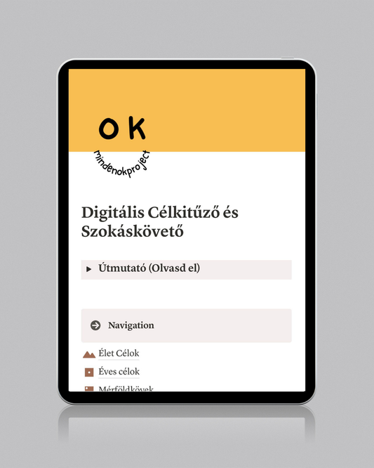Digitális Célkitűző és Szokáskövető